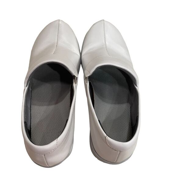 Dansko Nursing Shoe Work Wonders Coral Clog White Leather Upper Size 38(8-8.5) - Picture 6 of 11